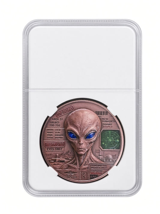 Area 51 File 1oz .999 Fine Copper Round, Outta This World Collection