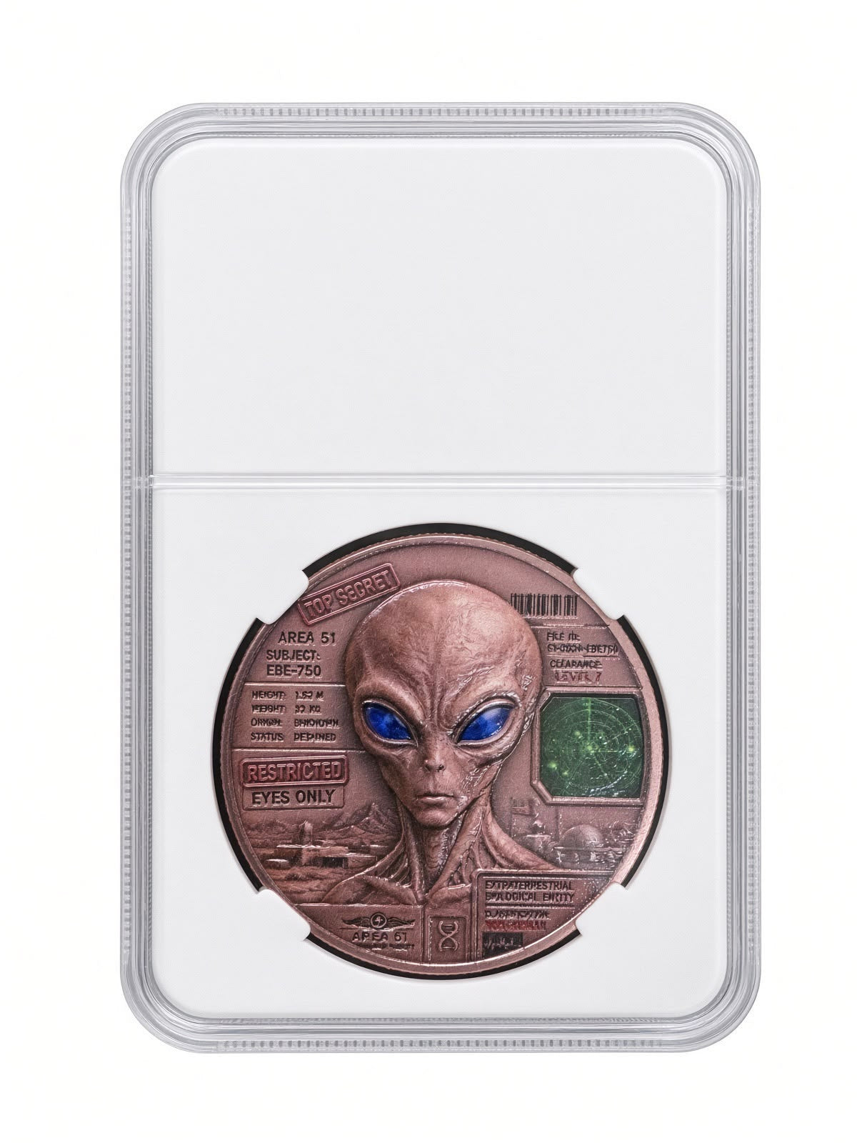 Area 51 File 1oz .999 Fine Copper Round, Outta This World Collection