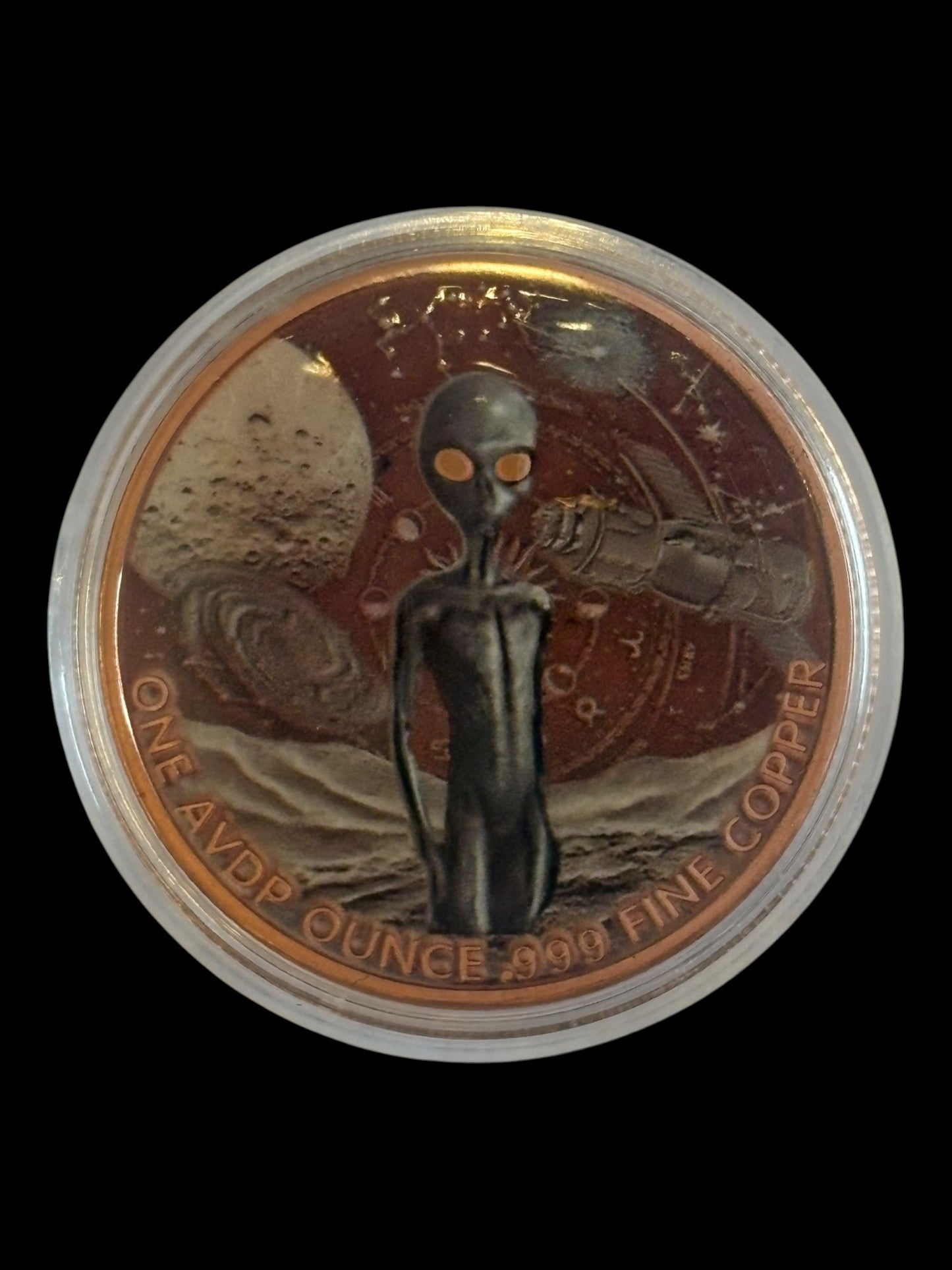 Clarke’s Bullion “Alien Intelligence” 1oz Copper Round | Fine .999 Copper | Proof & Uncirculated