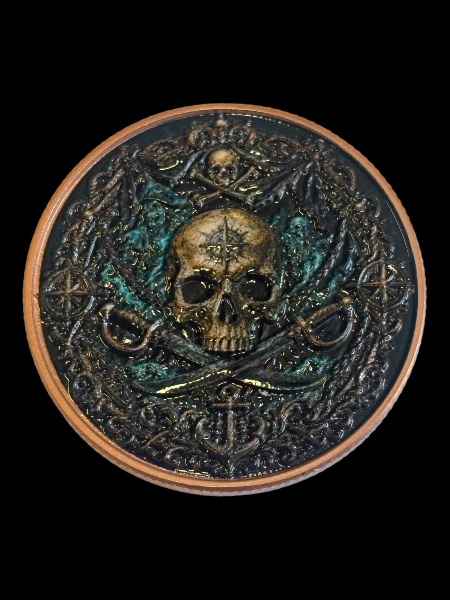 Clarke’s Bullion “Pirate Queen” 1oz Copper Round | Fine .999 Copper | Proof & Uncirculated