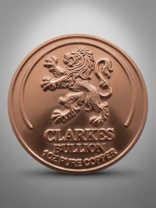 Bitcoin – Clarkes Bullion Copper Round (30.5 g)