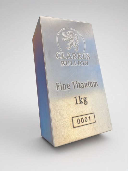 1 Kilo Titanium Bar – Clarke’s Bullion (Limited Production Run)