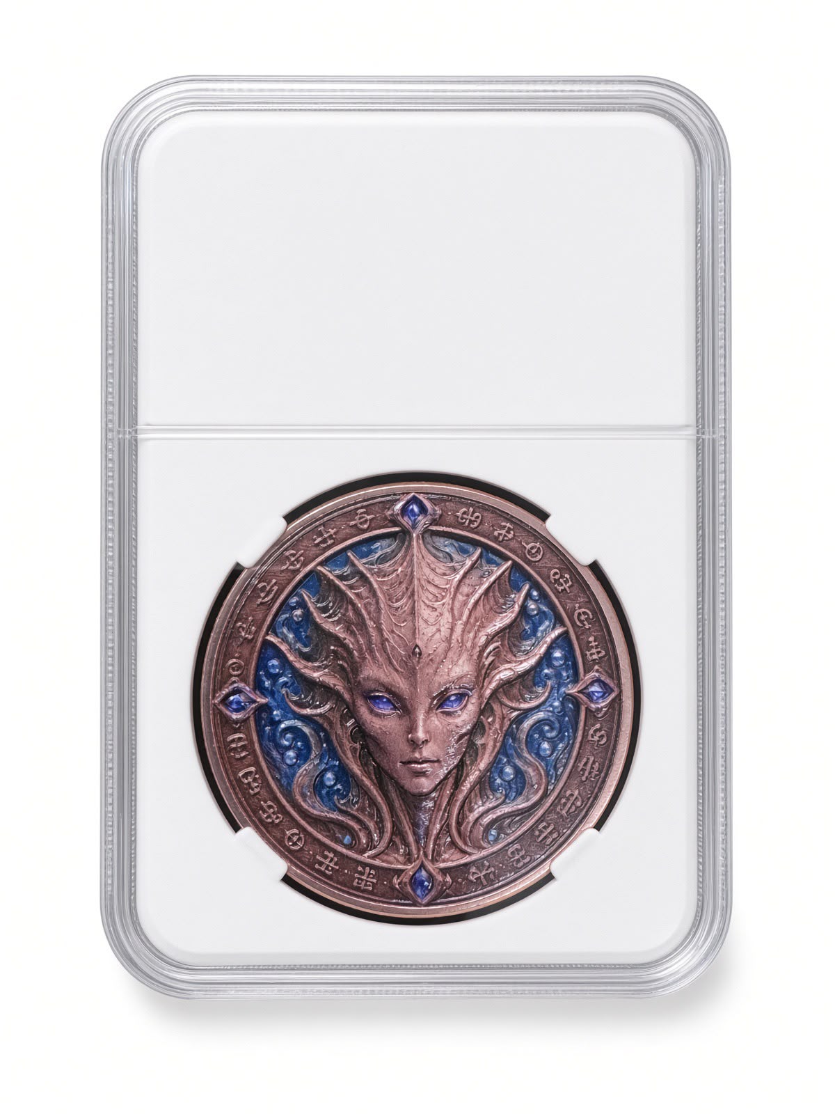 Abyssal Signal 1 oz .999 Fine Copper Coin, Outta This World Collection