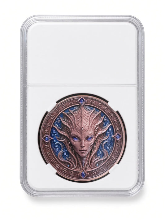Abyssal Signal 1 oz .999 Fine Copper Coin, Outta This World Collection