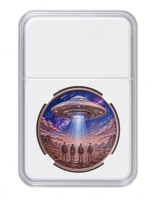 First Contact 1 oz .999 Fine Copper Coin / Round Outta This World Collection