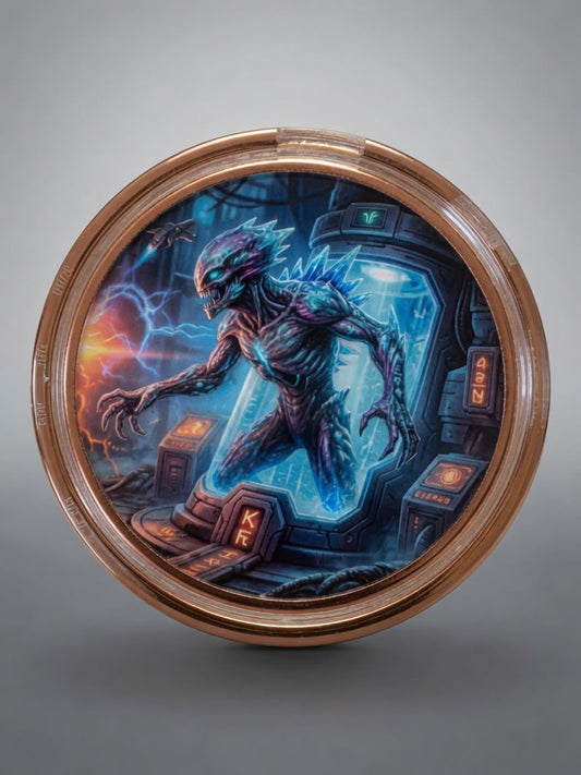 Shadow Beast – The Genetic Overlord, Solid Copper Round/ Coin