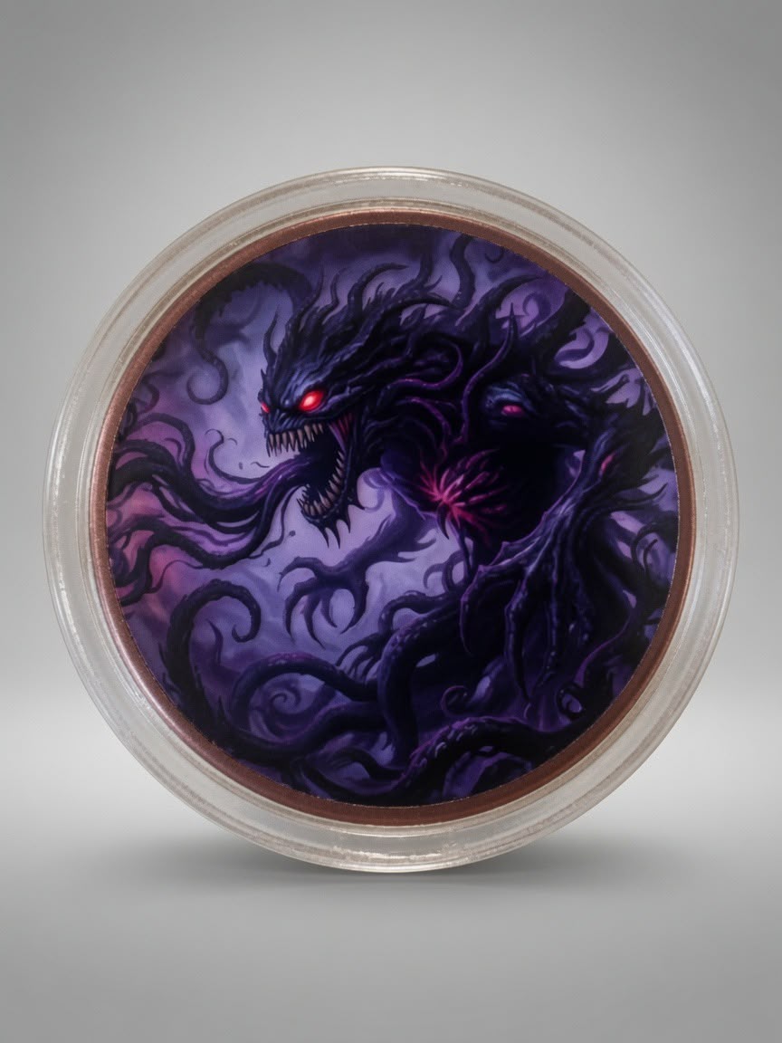 Shadow Beast – The Abyssal Wraith, solid copper round / coin