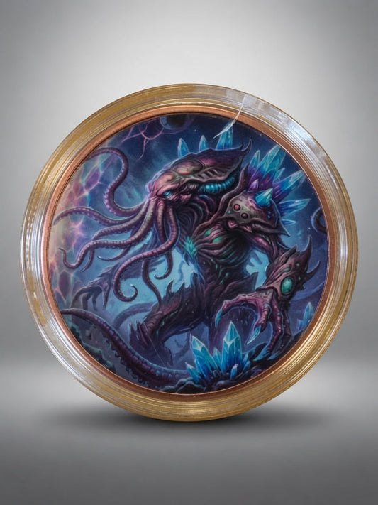 Shadow Beast – The Crystal Leviathan, Solid Copper Round / Coin