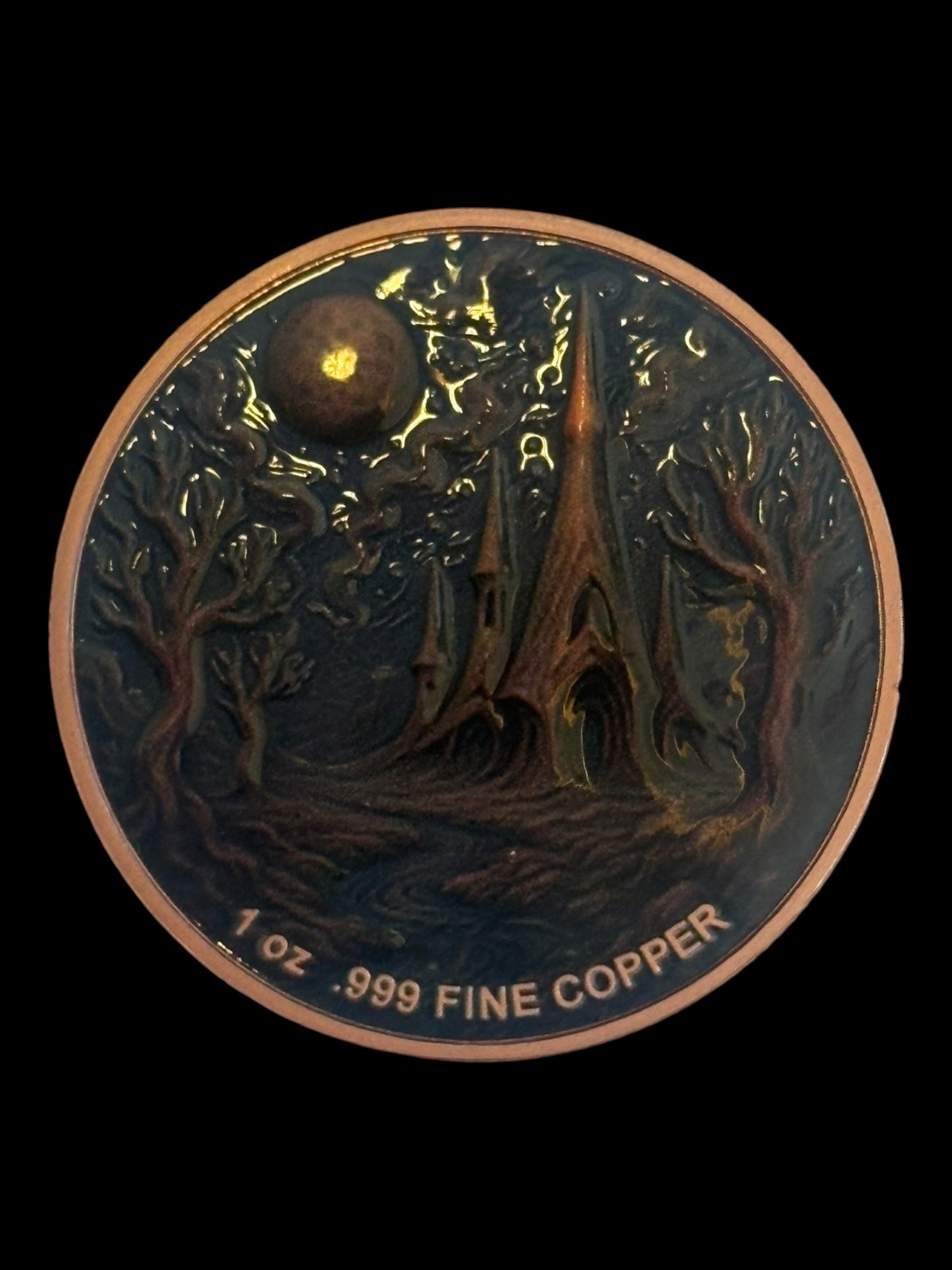 Clarke’s Bullion “Alien Encounter” 1oz Copper Round | Fine .999 Copper | Proof & Uncirculated