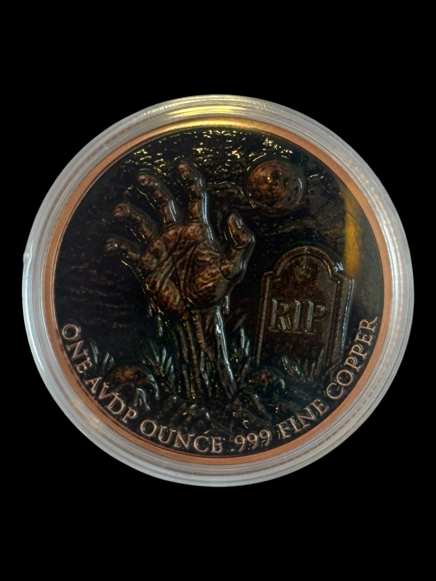 Clarke’s Bullion “Zombie Rising” 1oz Copper Round | Fine .999 Copper | Proof & Uncirculated