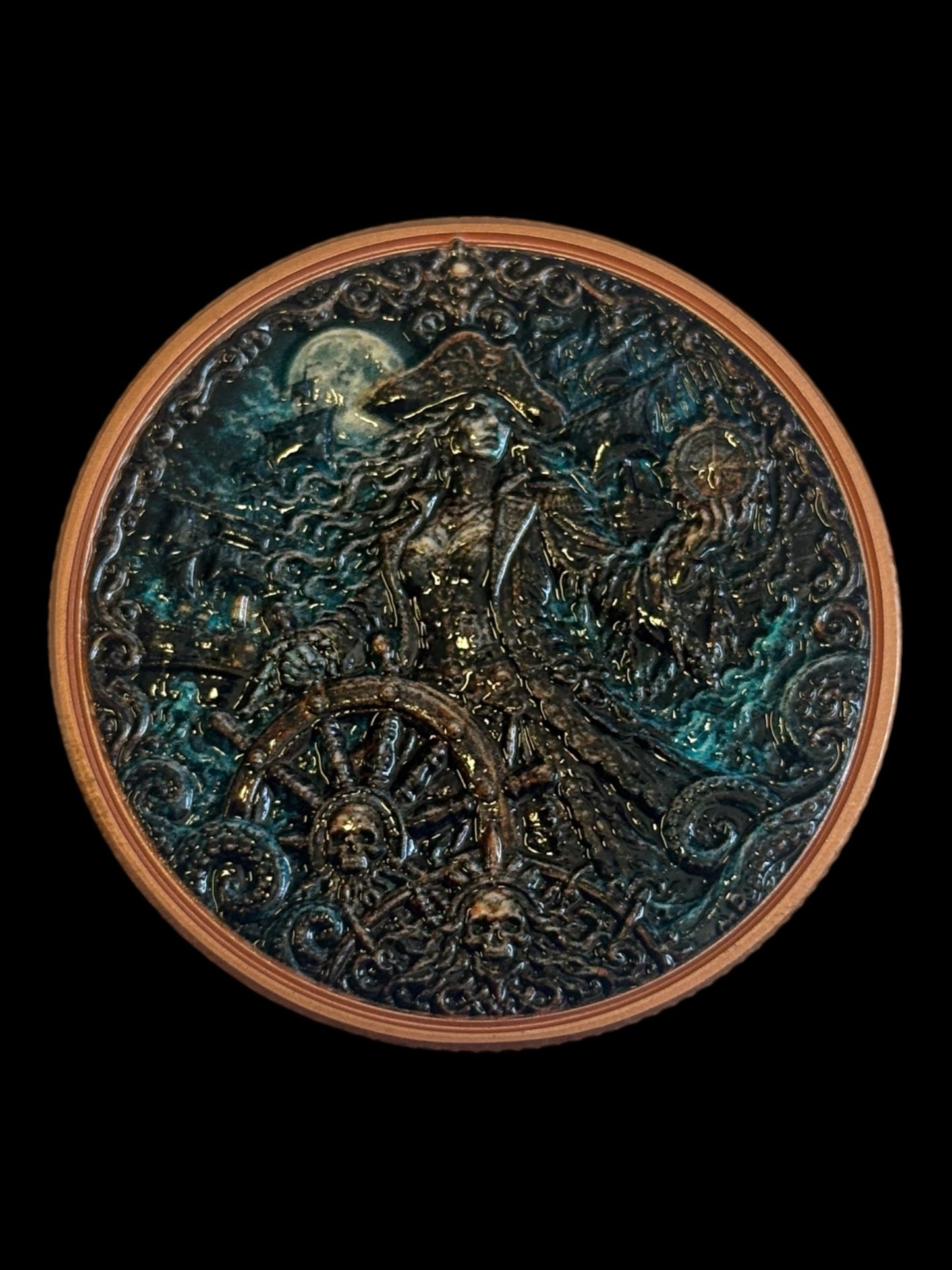 Clarke’s Bullion “Pirate Queen” 1oz Copper Round | Fine .999 Copper | Proof & Uncirculated
