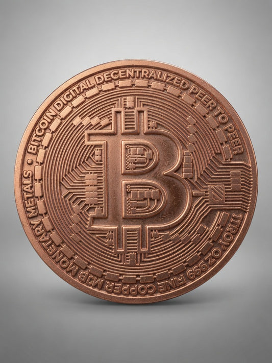 Bitcoin – Clarkes Bullion  Copper Round (30.5 g)