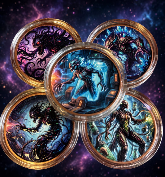 Shadow Beast Copper Coin Collection – Complete 1 oz Set