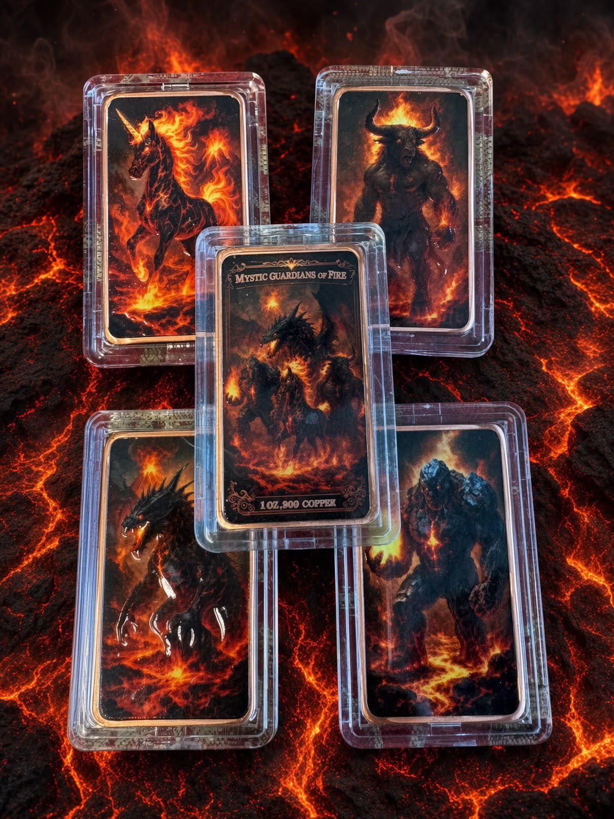 Mystic guardians of fire full set