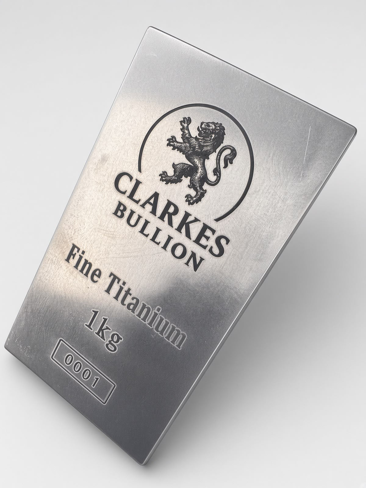 1kg Kilo Titanium Bar – Clarke’s Bullion (Limited Production Run)