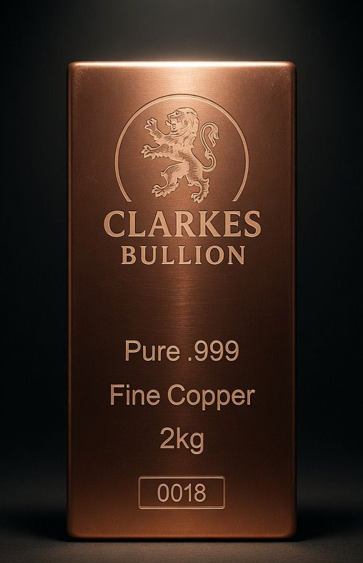 2 Kilo Copper Bar – Clarke’s Bullion