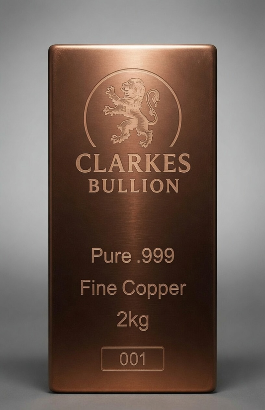 2 Kilo Copper Bar – Clarke’s Bullion