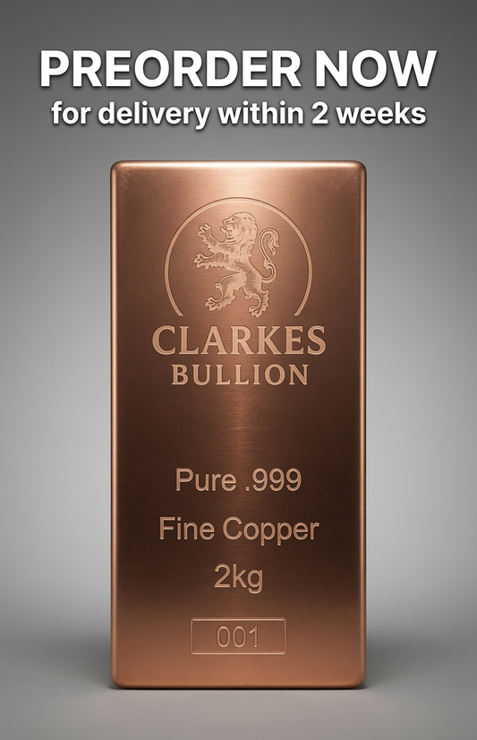PRE ORDER - 2 Kilo Copper Bar - Polished